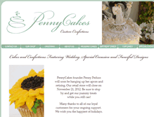 Tablet Screenshot of pennycakes.net
